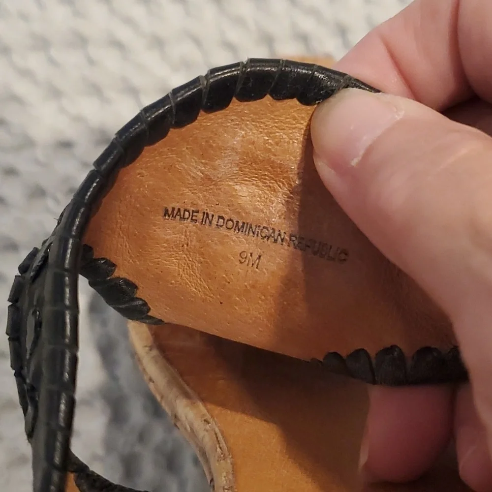 Jack Rogers black wedges size 9 (#1)